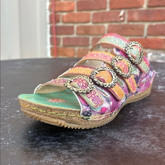 L’ARTISTE Spring Step Multicolor Women's Sandals size 36 - Picture 2 of 9
